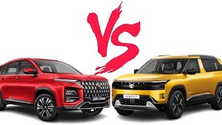 MG Hector vs Tata Sierra
