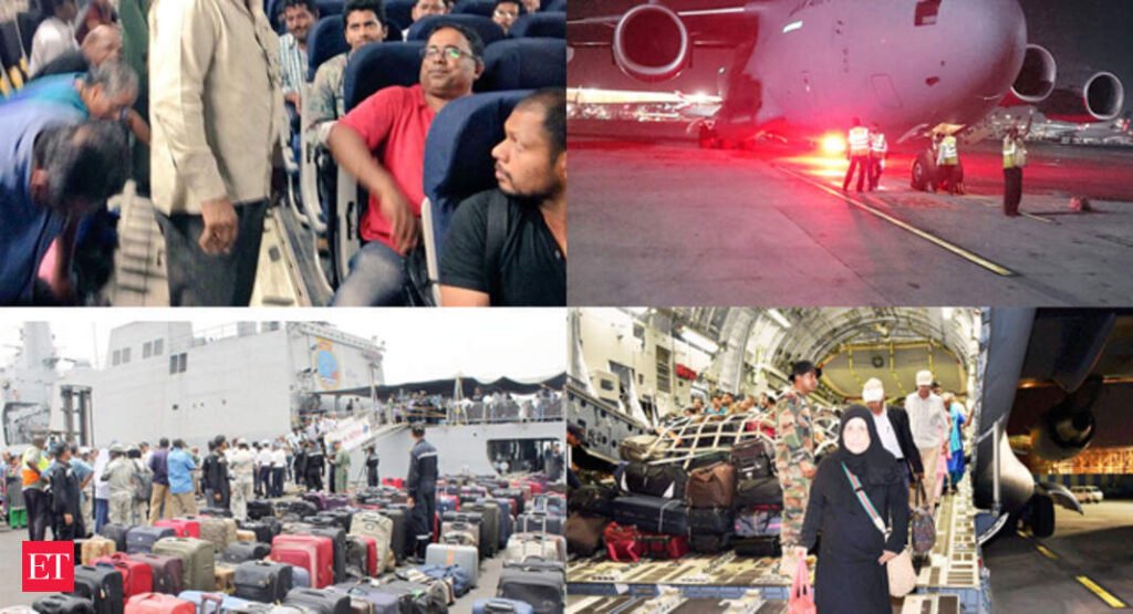 भारतीयों की सुरक्षित वापसी